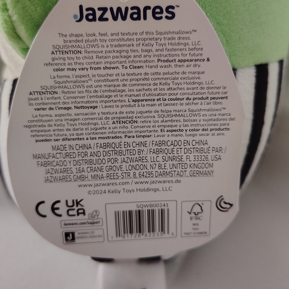 NWT Beetlejuice 7" Original Squishmallow by Kelly Toys - Picture 12 of 12